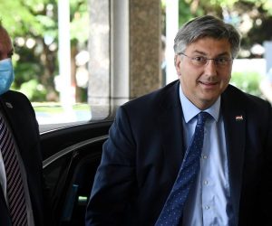 13.07.2020., Zagreb - U hotelu Westin odrzana je zajednicka sjednica Predsjednistva i Nacionalnog vijeca HDZ-a. Andrej Plenkovic Photo: Marko Lukunic/PIXSELL