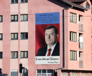 13.09.2019., Drvar, Bosna i Hercegovina - Povodom Dana sjecanja - spomen na sve srpske zrtve stradale u ratovima tijekom 20. stoljeca odrzana je akademija "Krajino moja", posvecena stradanju Srba iz zapadnokrajiskih opcina. Photo: Dusko Jaramaz/PIXSELL