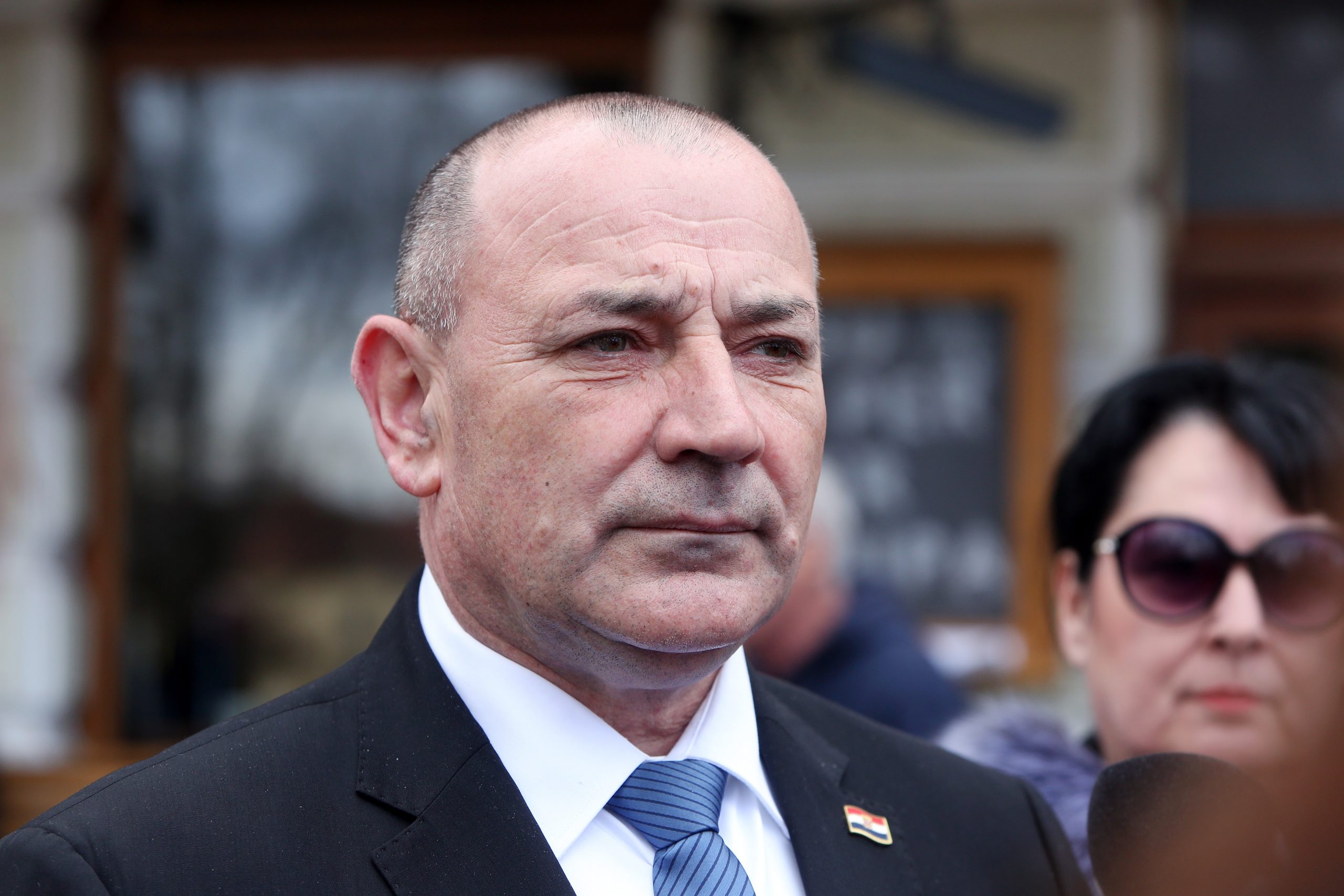 14.03.2020., Karlovac - HDZ Karlovacke zupanije organizirao je druzenje s predsjednikom HDZ-a Andrejom Plenkovicem i njegovim timom "Odvazno za Hrvatsku". Clanovi i simpatizeri druzili su se na terasi karlovackog kafica Papas bar. Tomo Medved Photo: Kristina Stedul Fabac/PIXSELL