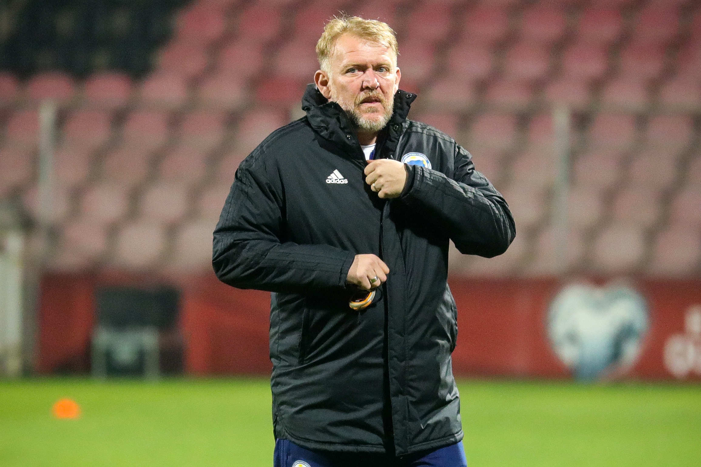 14.11.2019., Zenica, Bosna i Hercegovina - Trening nogometne reprezentacije Bosne i Hercegovin uoci kvalifikacijske utakmice za Euro 2020. protiv Italije. Izbornik Robert Prosinecki
Photo: Armin Durgut/PIXSELL