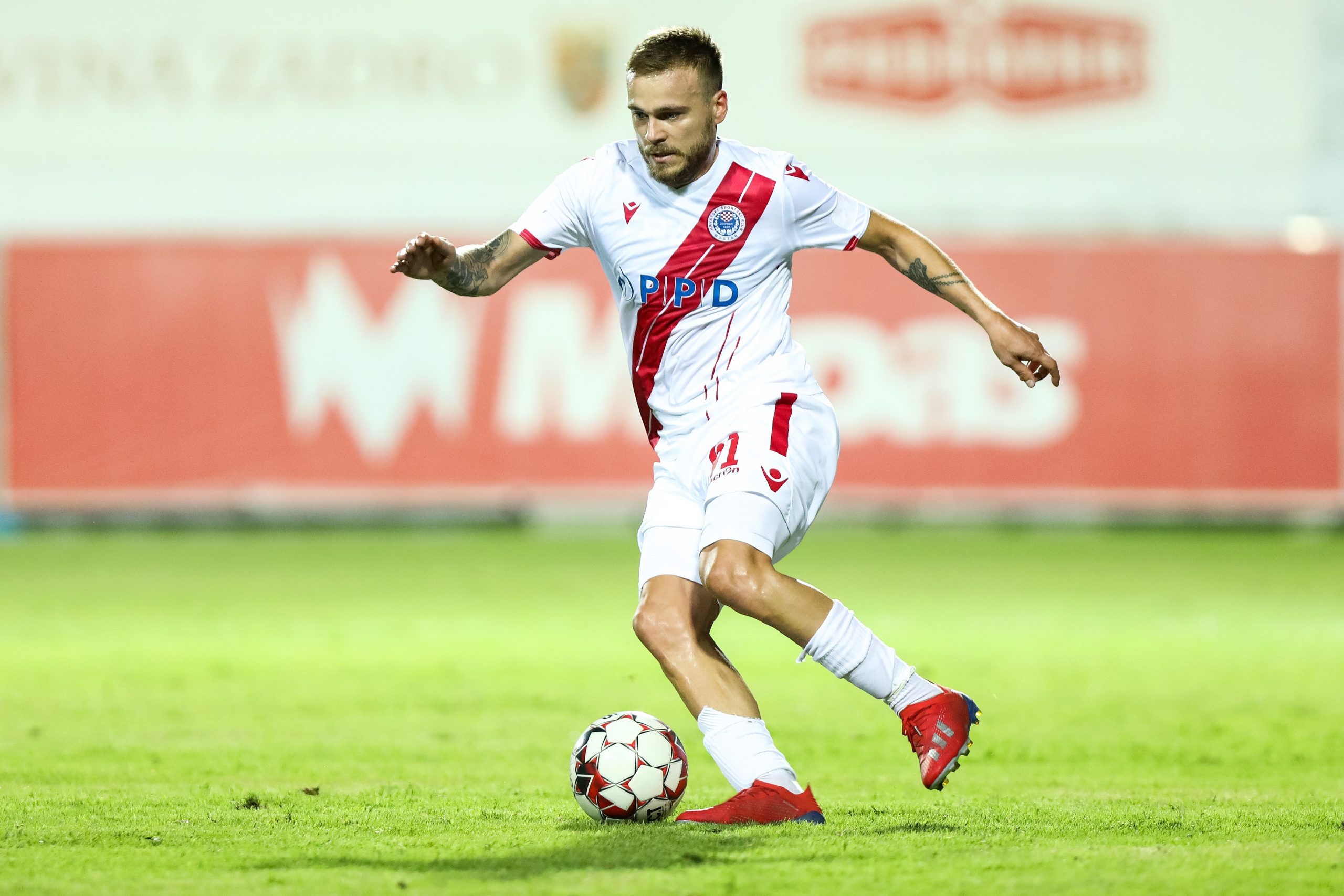 15.08.2019., stadion Pecara, Siroki Brijeg, Bosna i Herrcegovina - Uzvratna utakmica 3. pretkola UEFA Europske lige, HSK Zrinjski - Malmo FF. Mario Ticinovic
Photo: Armin Durgut/PIXSELL