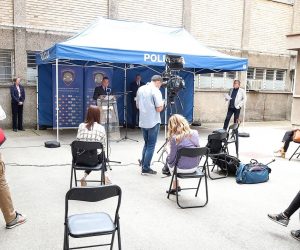 16.07.2020., Zagreb - Konferencija za medije Nacionalnog stozera civilne zastite oko korona virusa odrzana je sjedistu Ministarstva unutarnjih poslova Republike Hrvatske. Alemka Markotic, Davor Bozinovic, Vili Beros, Krunoslav Capak, Damir Trut. 
Photo: Goran Stanzl/PIXSELL