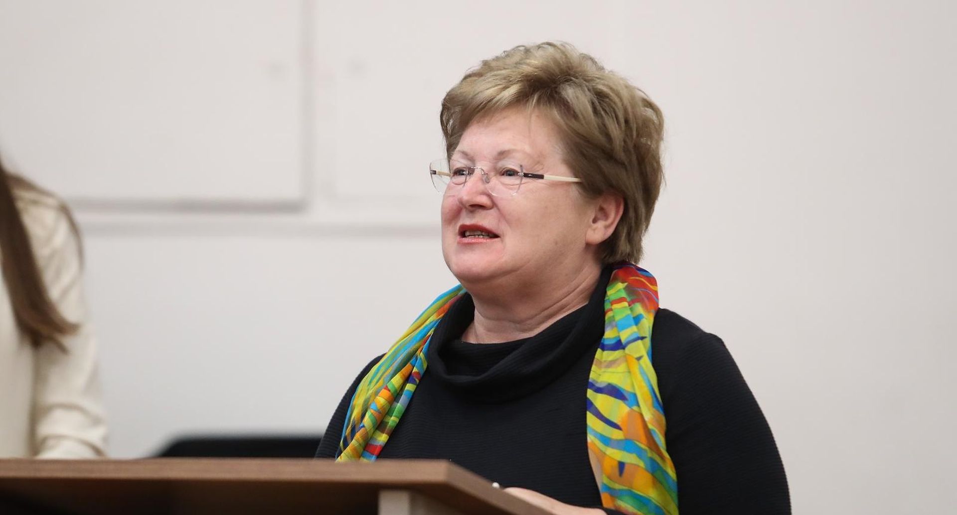 18.06.2020., Zagreb - Na Filozofskom fakultetu predstavljeni su rezultati istrazivanja Psihicke posljedice covid pandemije. Vesna Vlahovic Stetic, dekanica Filozofskog fakulteta u Zagrebu
Photo: Luka Stanzl/PIXSELL