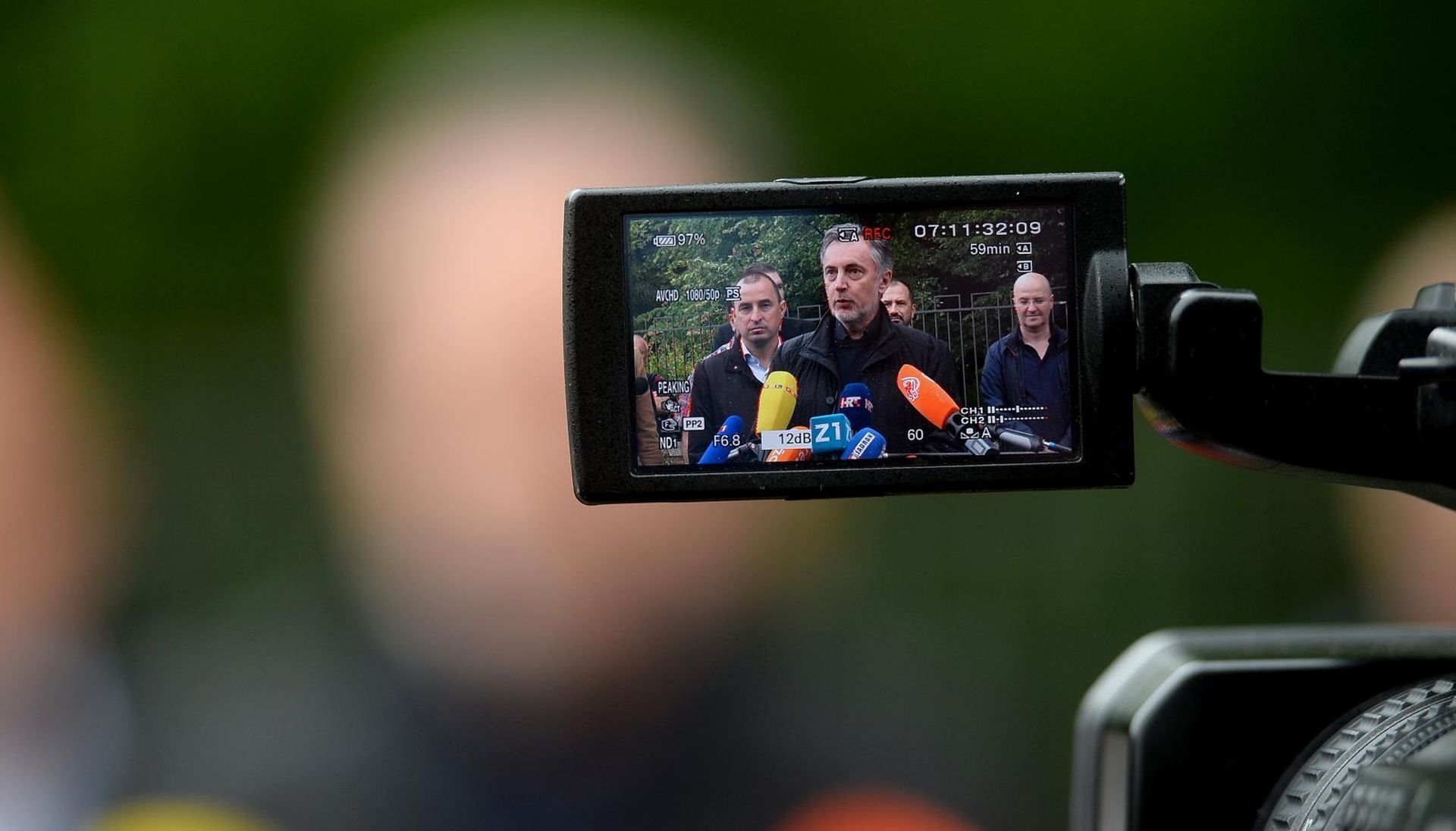 19.05.2020., Maksimir, Zagreb - Domovinski pokret Miroslava Skore predstavio je Zelenu listu kao svog partnera s kojim ce zajedno nastupiti na predstojecim parlamentarnim izborima. 
Photo: Marko Prpic/PIXSELL