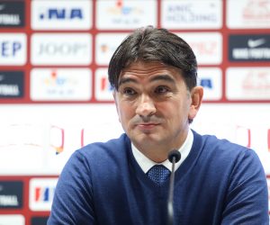 19.11.2019., Stadion Aldo Drosina, Pula - Prijateljska nogometna utakmica, Hrvatska - Gruzija. Izbornik Hrvatske reprezentacije Zdravko Dalic na konferenciji za medije. 
Photo: Luka Stanzl/PIXSELL