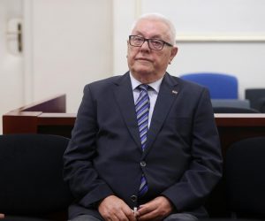 21.10.2019., Zagreb  - Sudjenje Ivi Sanaderu na Zupanijskom sudu na kojem svjedoci Luka Bebic. 
Photo: Dalibor Urukalovic/PIXSELL