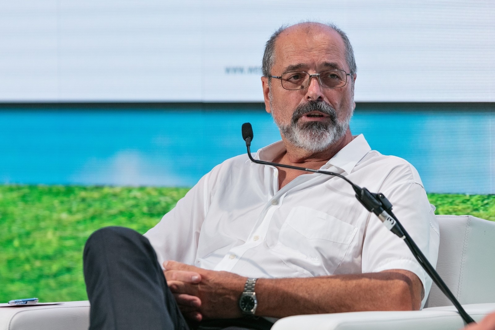 Rovinj: Weekend media festival, panel diskusija We the People... regionalni javni servisi 22.09.2018., Rovinj - 11. Weekend media festival, panel diskusija We the People...regionalni javni servisi.  Igor Kadunc, RTV Slovenija, generalni direktor
Photo: Danijel Berkovic/PIXSELL