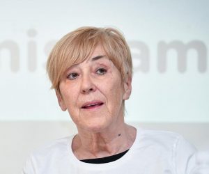 23.03.2018., Zagreb - Konferencija za novinare udruge Nismo same o projektu prijevoza zena na kemoterapiju i s kemoterapije Nisi sama - ides s nama. Ivana Kalogjera Brkic, Sanja Sarnavka. 
Photo: Sandra Simunovic/PIXSELL