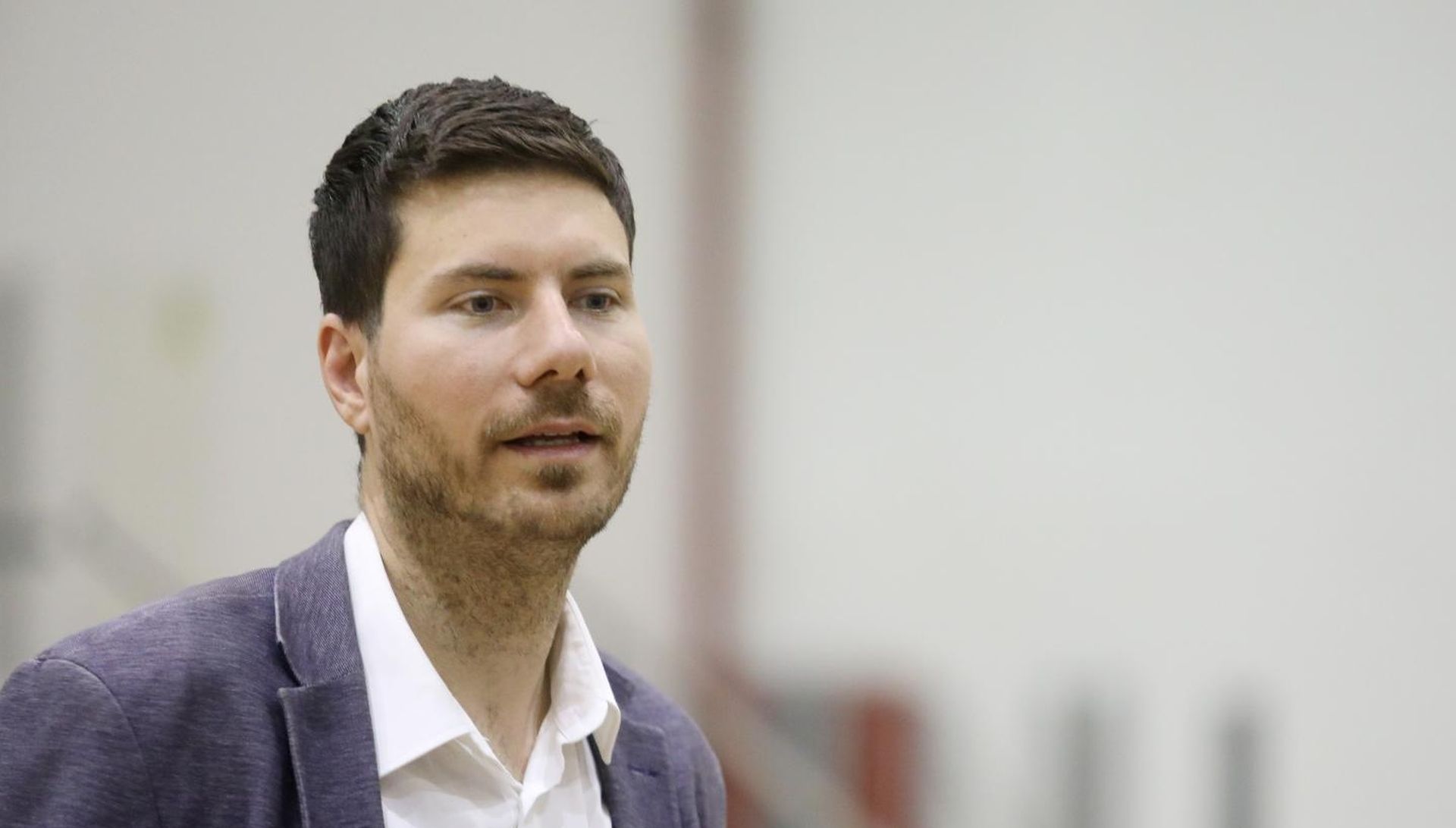 24.02.2020., Zagreb - U prostorijama mjesnog odbora Precko, Ivan Pernar odrzao je javnu tribinu na temu besplatnog javnog gradskog prijevoza. Photo: Borna Filic/PIXSELL