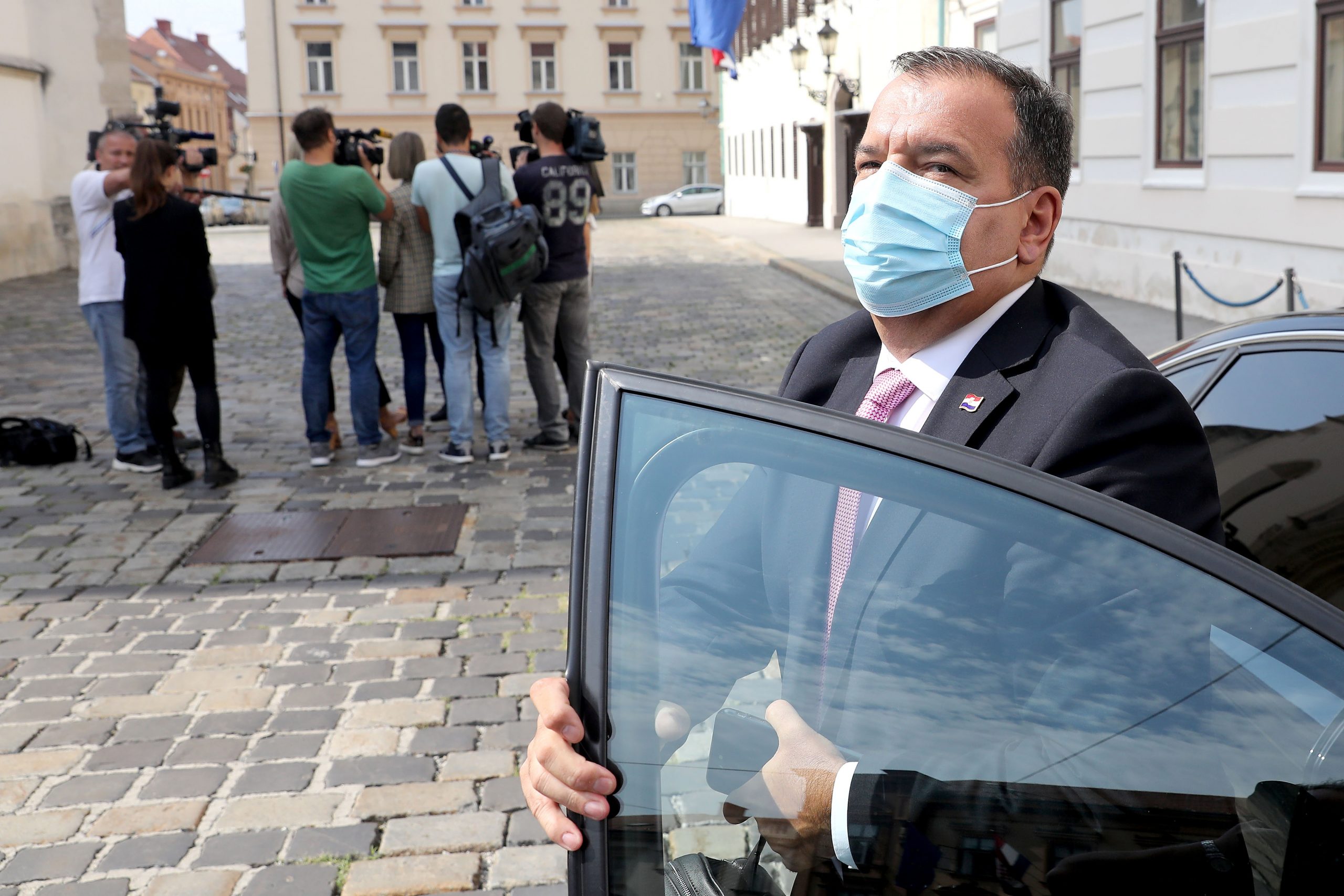 24.07.2020., Zagreb - Prvog radnog dana nove, 15. Vlade RH ministri dolaze u Banske dvore na sjednicu Uzeg kabineta.
Photo: Patrik Macek/PIXSELL