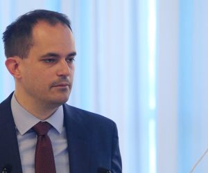 25.06.2020.,Zagreb - HND, Konferencija za medije Ministarstva uprave povodom predstavljanja projekta e-Pristojbe koje su predstavili ministar Ivan Malenica, zupan Goran Pauk i drzavna tajnica Katica Prpic. 
Photo: Dalibor Urukalovic/PIXSELL