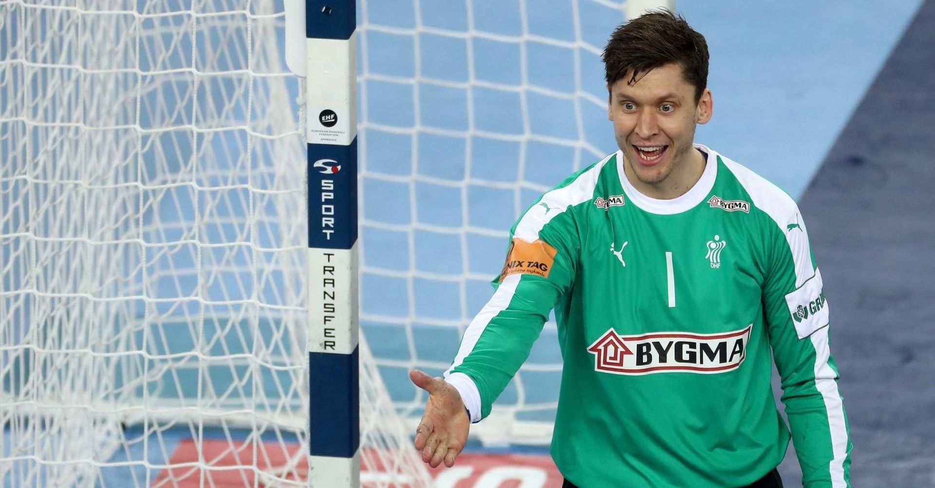 26.01.2018., Arena Zagreb, Zagreb - Europsko rukometno prvenstvo, polufinale, Danska - Svedska.Niklas Landin Jacobsen
Photo: Igor Kralj/PIXSELL