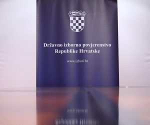 26.05.2019., Zagreb - U 23 sata, Drzavno izborno povjernstvo objavilo je prve nesluzbene rezultate Europskih izbora. 
Photo: Borna Filic/PIXSELL