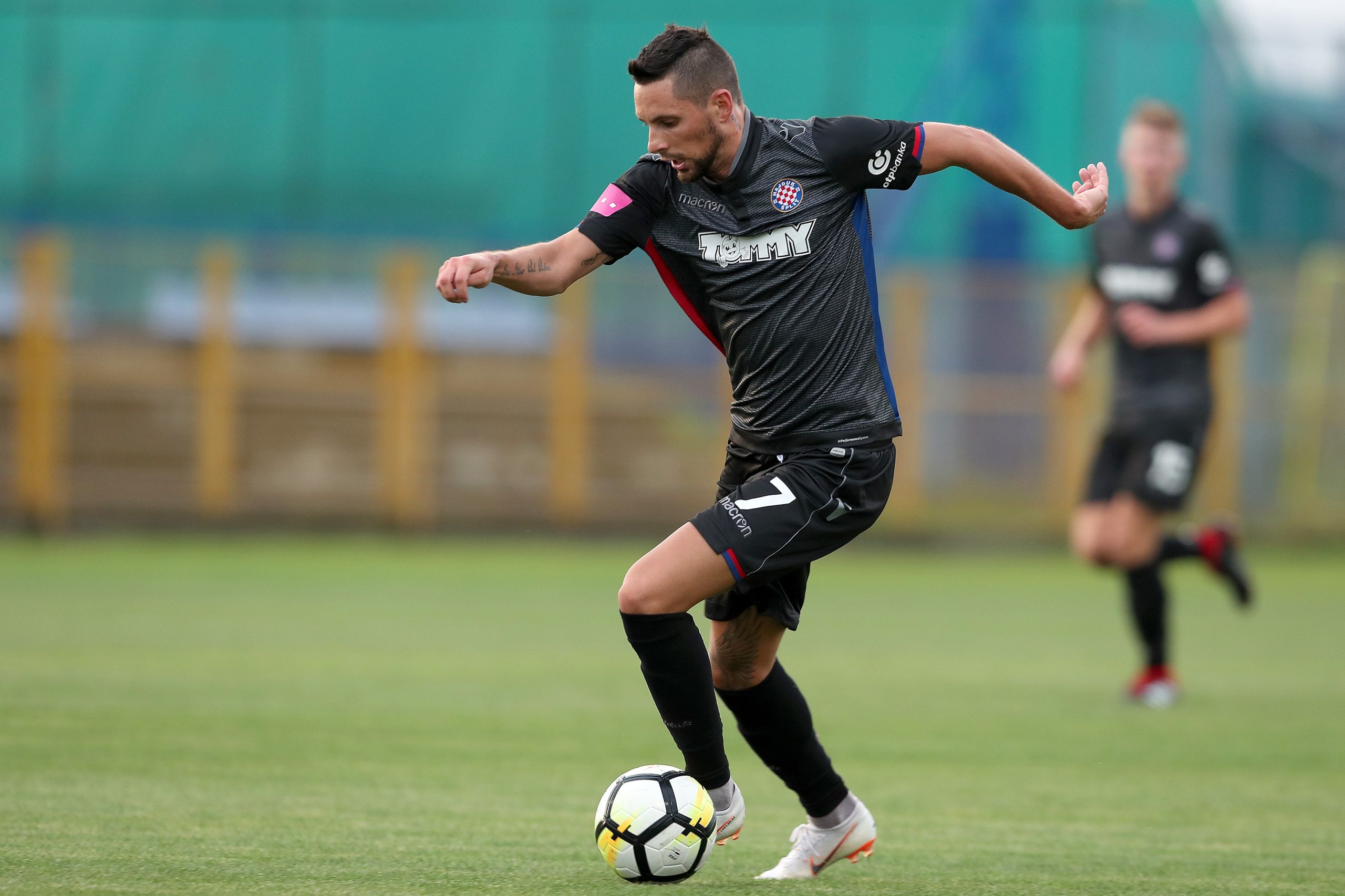 26.08.2018.., SRC Zapresic, Zapresic - Hrvatski Telekom Prva liga, 5. kolo, NK Inter Zapresic - HNK Hajduk. Adam Gyurcso
Photo: Goran Stanzl/PIXSELL