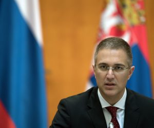 26.10.2016., Beograd, Srbija - Tajnik Savjeta za sigurnost Rusije Nikolai Patrushev doputovao je u posjet Srbiji. Docekao ga je ministar unutarnjih poslova Srbije Nebojsa Stefanovic. Photo: Srdjan Ilic/PIXSELL