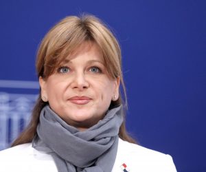 27.07.2020., Zagreb - Konferencija za medije Kluba zastupnika Domovinskog pokreta o temi: "Koalicija HDZ-a i SDSS-a". Karolina Vidovic Kristo. Photo: Patrik Macek/PIXSELL