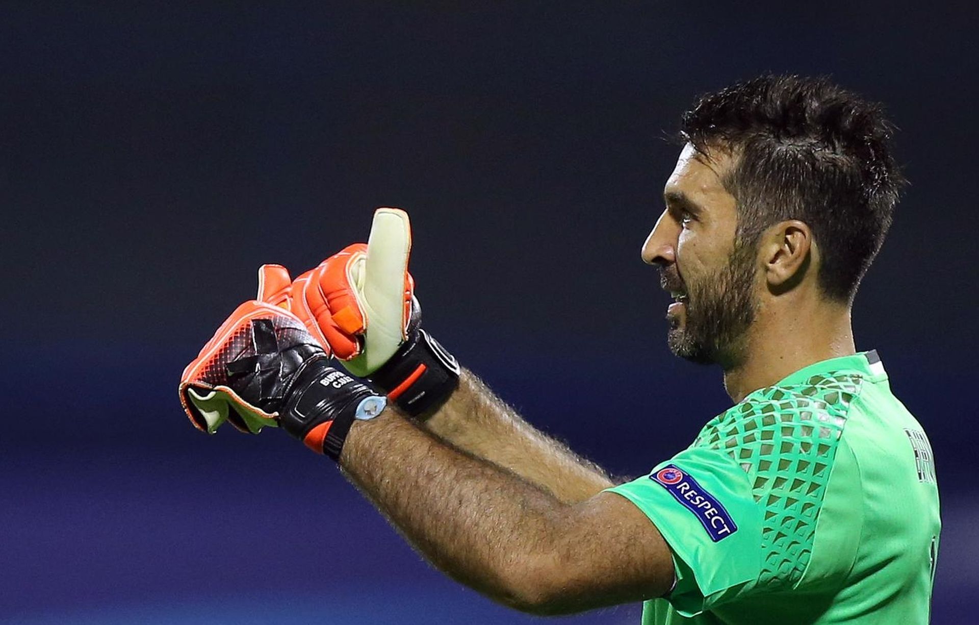 27.09.2016., stadion Maksimir, Zagreb - Liga prvaka, skupina H, 2. kolo, GNK Dinamo - Juventus FC. Buffon.
Photo: Goran Stanzl/PIXSELL
