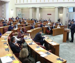 28.07.2020., Zagreb - Sabor 1. sjednicu nastavio raspravom o Zakonu o obnovi zgrada ostecenih u potresu. Zakon u Saboru predstavio je predsjednik Vlade Andrej Plenkovic. Photo: Patrik Macek/PIXSELL