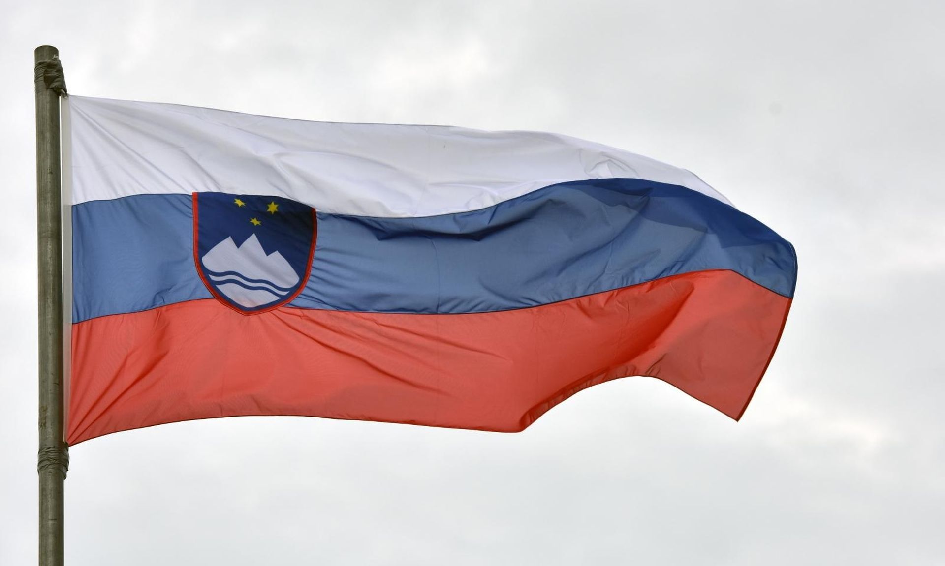 29.05.2019., Sibenik - Drzavna zastava Republike Slovenije.
Photo: Hrvoje Jelavic/PIXSELL
