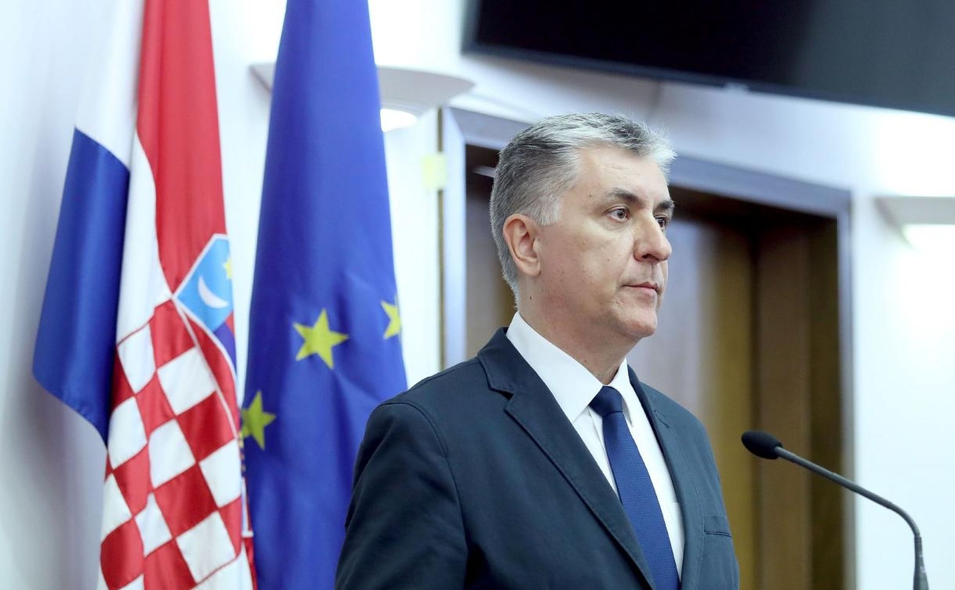 29.06.2020., Zagreb - Drzavno izborno povjerenstvo odrzalo je konferenciju za medije u Hrvatskom saboru na temu organizacije glasanja na izborni dan. Slaven Hojski. 
Photo: Patrik Macek/PIXSELL