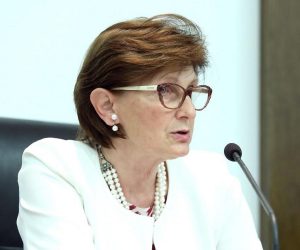 29.06.2020., Zagreb - Drzavno izborno povjerenstvo odrzalo je konferenciju za medije u Hrvatskom saboru na temu organizacije glasanja na izborni dan. Ana Lovrin. 
Photo: Patrik Macek/PIXSELL