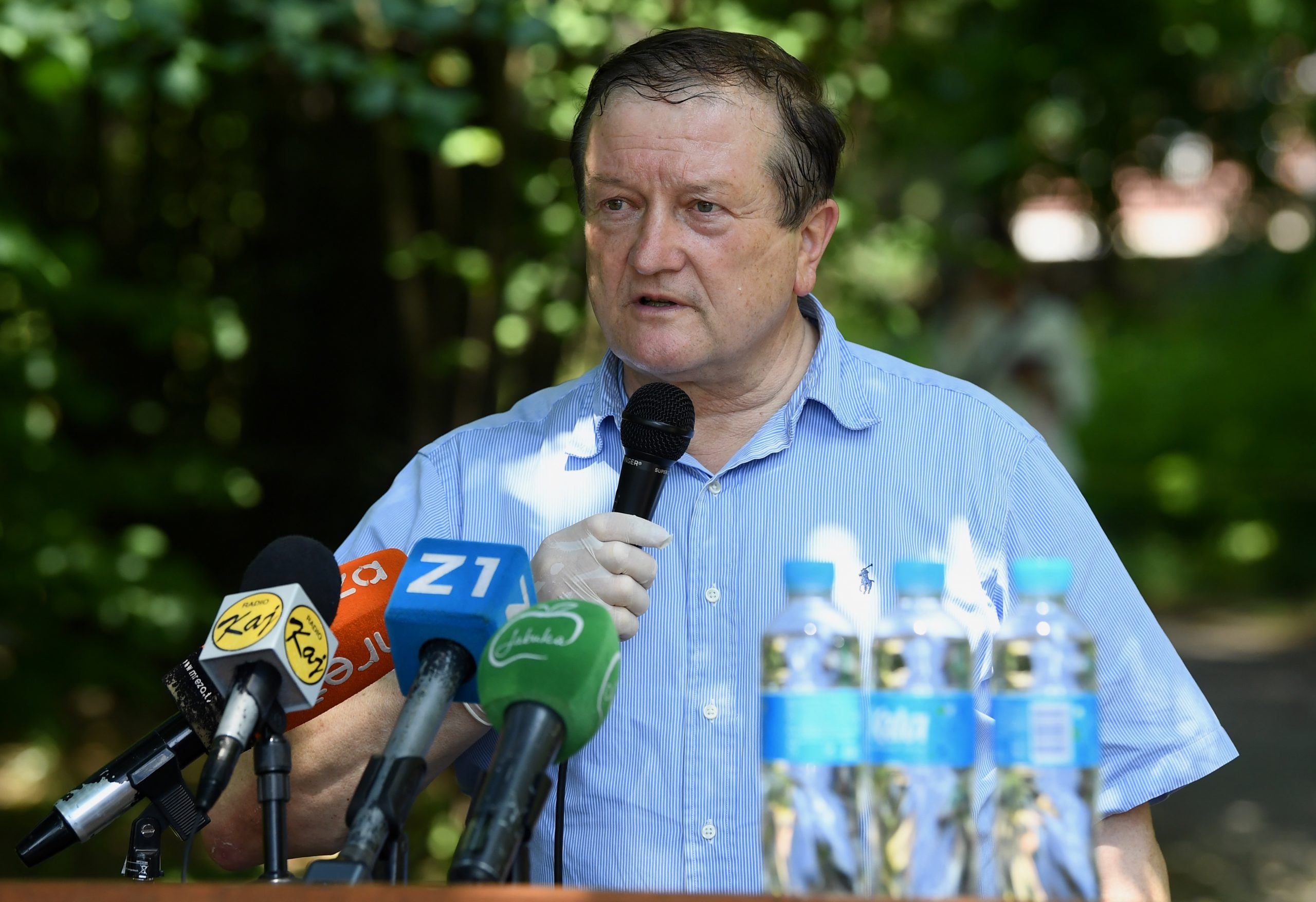 29.06.2020., Zagreb - Milan Bandic otvorio je Sjenatu setnicu - novu juznu ogradu Botanickog vrta Prirodoslovno-matematickog fakulteta Sveucilista u Zagrebu, za ciju je izgradnju Grad Zagreb osigurao 2 milijuna kuna. Damir Boras. 
Photo: Marko Lukunic/PIXSELL