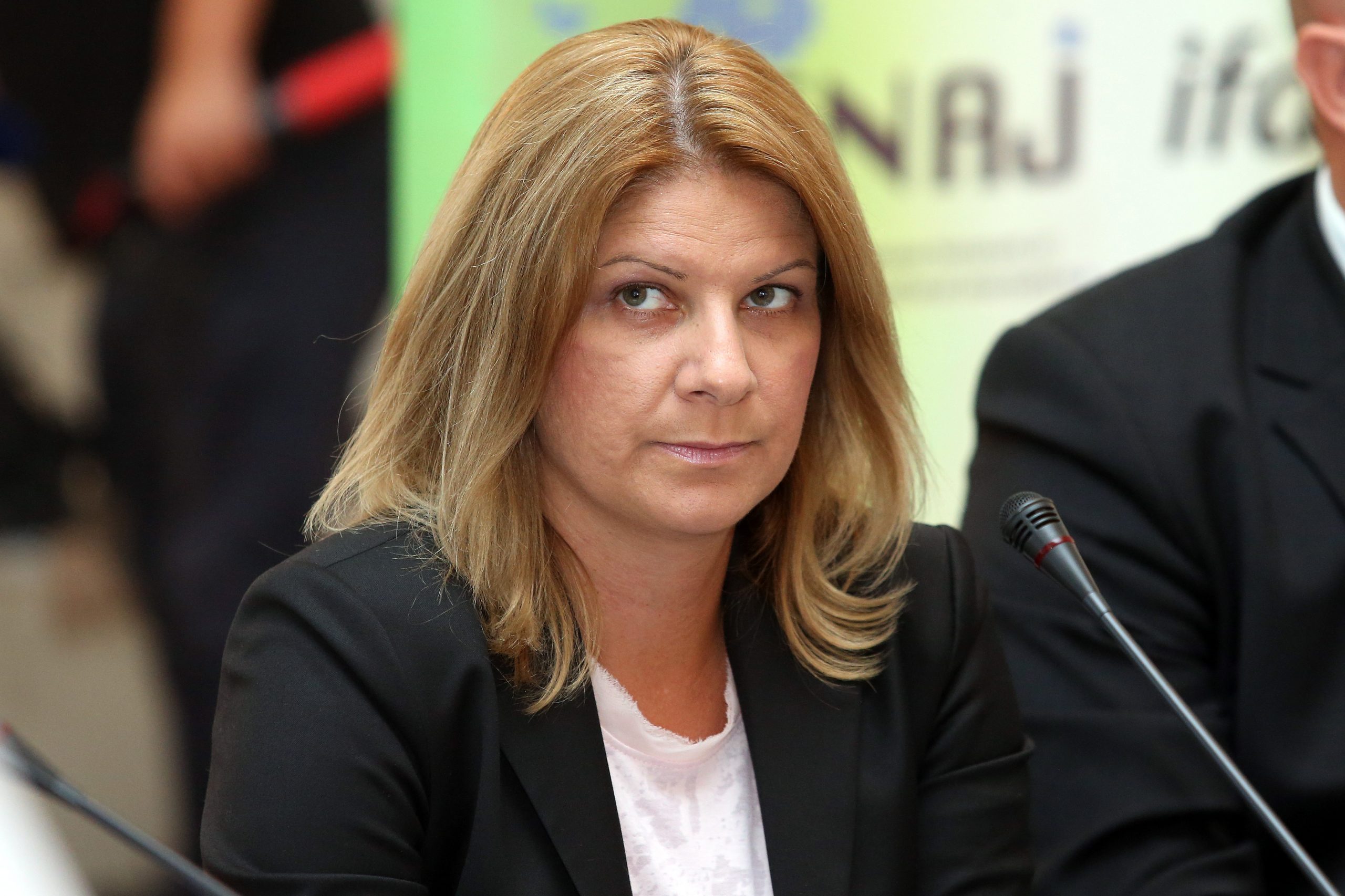 29.08.2016., Zagreb - HND, okrugli stol Zbora agrarnih novinara i Drustva agrarnih novinara o Hrvatskoj agrarnoj politici. Ana-Marija Petin. 
Photo: Dalibor Urukalovic/PIXSELL