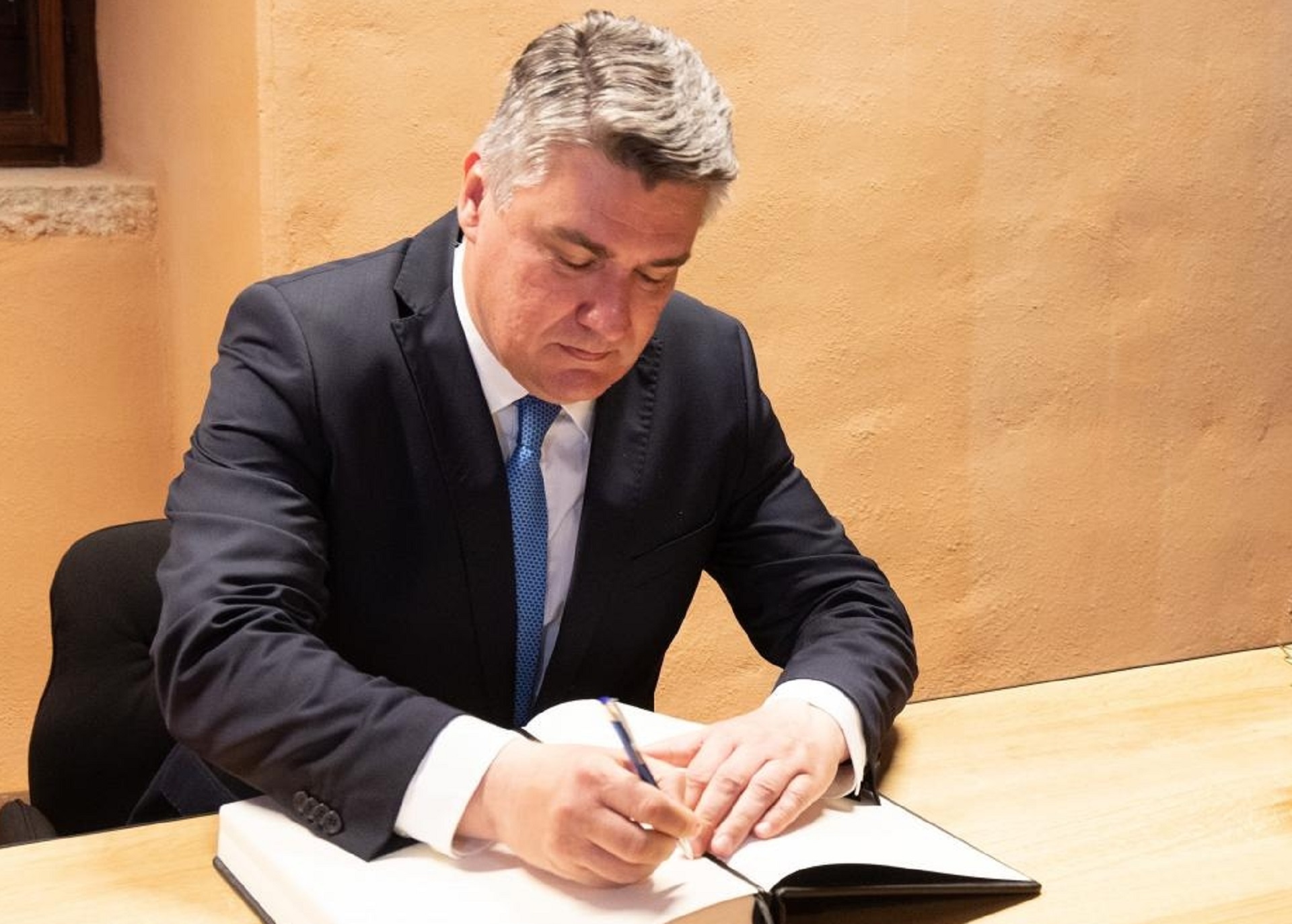 29.06.2020., Svetvincenat - Predsjednik Republike Zoran Milanovic sudjelovao je na svecanosti otvaranja Kastela Morosini-Grimani u opcini Svetvincenat. Photo: Srecko Niketic/PIXSELL