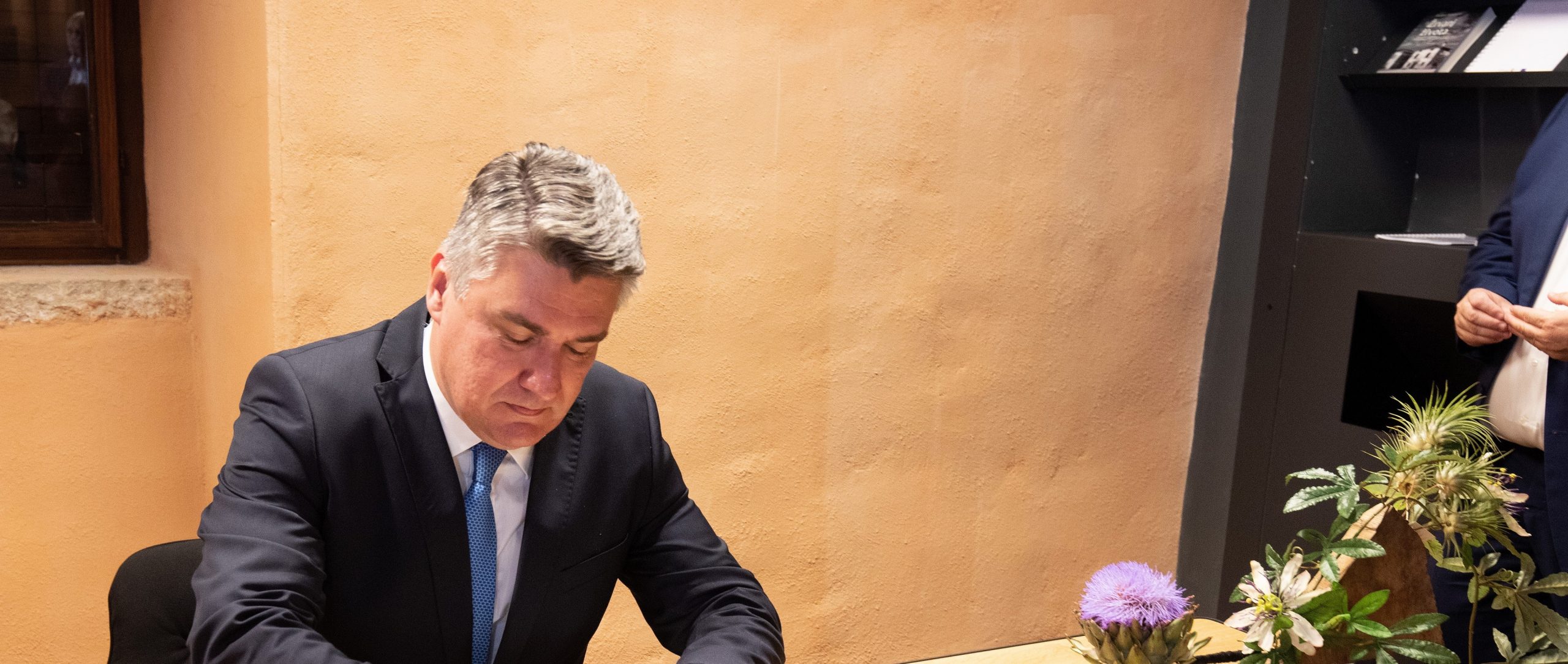 29.06.2020., Svetvincenat - Predsjednik Republike Zoran Milanovic sudjelovao je na svecanosti otvaranja Kastela Morosini-Grimani u opcini Svetvincenat. Photo: Srecko Niketic/PIXSELL
