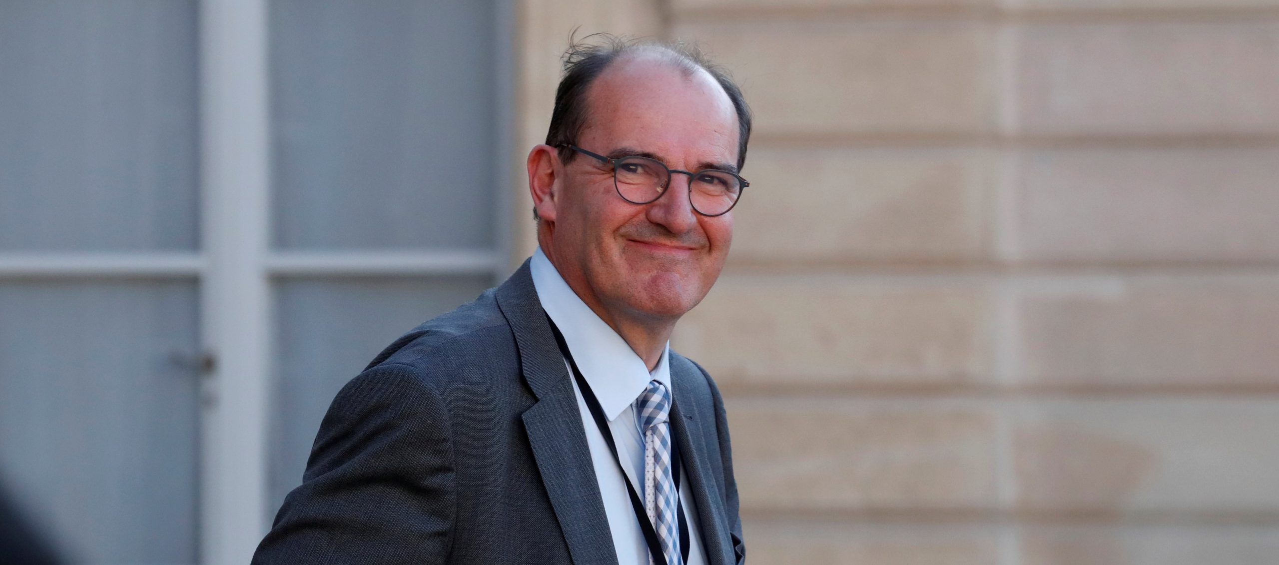 FILE PHOTO: French government "deconfinement" coordinator Jean Castex leaves the Elysee Palace in Paris FILE PHOTO: French government "deconfinement" coordinator Jean Castex leaves after a videoconference with the French president and French mayors at the Elysee Palace in Paris after the country began a gradual end to the nationwide lockdown following the coronavirus disease (COVID-19) outbreak in France,  May 19, 2020. REUTERS/Gonzalo Fuentes/Pool/File Photo Gonzalo Fuentes