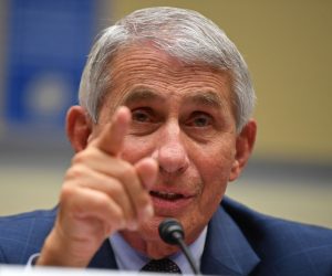 epa08577184 Dr. Anthony Fauci, director of the National Institute for Allergy and Infectious Diseases, testifies before a House Subcommittee on the Coronavirus Crisis hearing on a national plan to contain the COVID-19 pandemic on Capitol Hill in Washington DC, USA, 31 July 2020. The hearing is titled 'The Urgent Need for a National Plan to Contain the Coronavirus.'  EPA/KEVIN DIETSCH / POOL