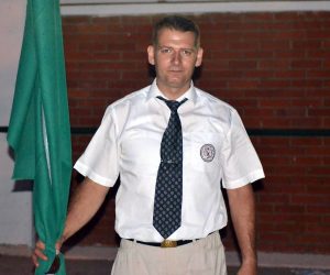 Sinj, 7.8.2020 - Na kraju treæe utrke alkari Ivo Zorica i  Alen Poljak imali su po est punata, dok je u pripetavanju Poljak pogodio u nita, a Zorica u sridu pa je tako Ivo Zorica s ukupno devet punata osvojio 305. Baru.
foto HINA/ aklina JURIÆ/ ua