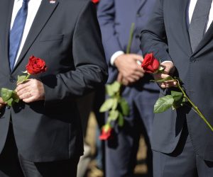 Plavno , 25.08.2020. Predsjednik Republike Zoran Milanović sudjelovao je na komemoraciji u Plavnom i Gruborima.
foto HINA/ Mario STRMOTIĆ/ ms