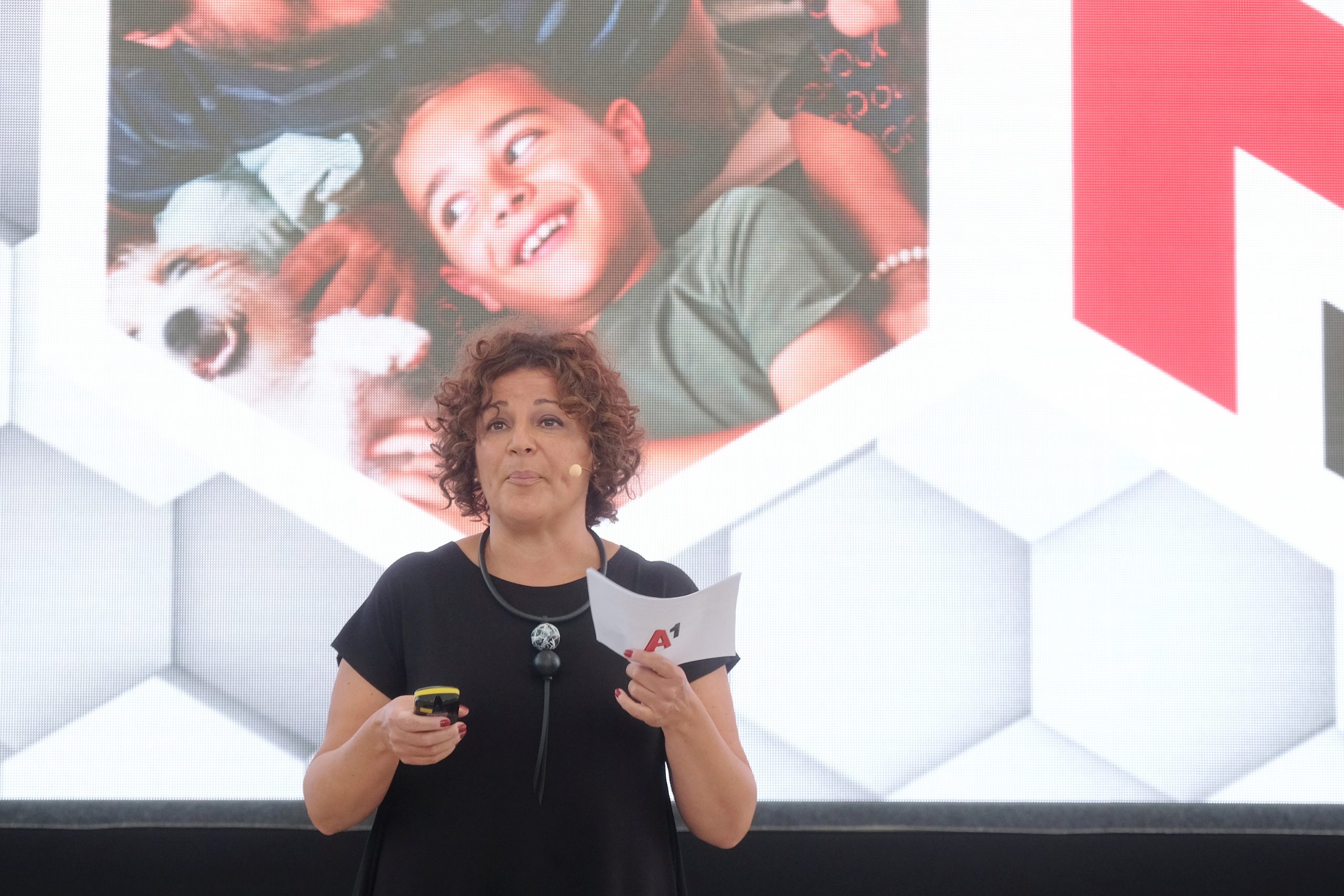 Zagreb, 26.08.2020. - Tvrtka A1 Hrvatska na konferenciji za medije predstavila je novosti iz poslovanja te istraživanje o digitalnim navikama i očekivanjima korisnika uslijed pandemije koronavirusa.
Na fotografiji Ivana Marković.
foto HINA/ Edvard ŠUŠAK/ es