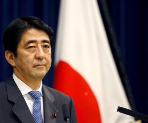 epa08630790 (FILE) - Shinzo Abe, Japanese Prime Minister, announces his resignation during a news conference at the prime minister's office in Tokyo, Japan, 12 September 2007 (reissued 28 August 2020). Abe is reportedly about to announce his resignation as prime minister on 28 August 2020.  EPA/ROBERT GILHOOLY