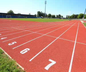 01.07.2020., Karlovac - Zavrsili su radovi na uredenju i obnovi travnjaka i atletske staze na stadionu Branko Cavlovic Cavlek. Ukupna vrijednost investicije je oko 7 milijuna kuna a sufinanciran sredstvima Grada Karlovca s Drzavnim uredom za sport i Hrvatskim nogometnim savezom.
Photo: Kristina Stedul Fabac/PIXSELL
