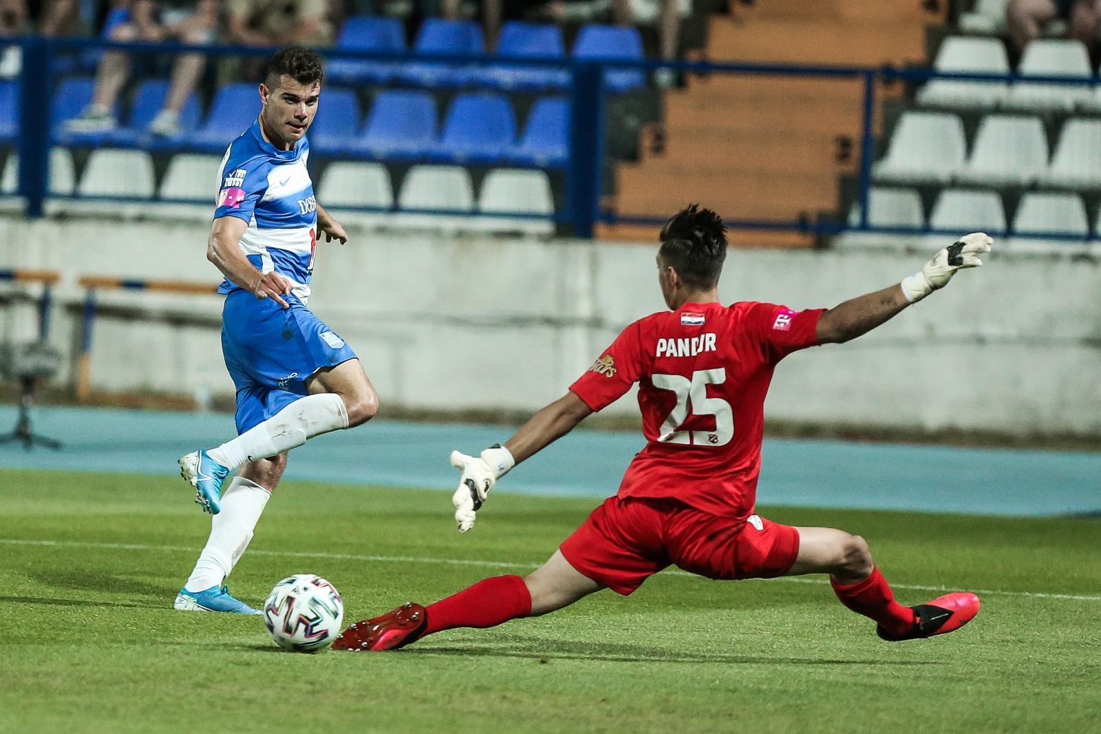 01.07.2020., stadion Gradski vrt, Osijek - Hrvatski Telekom Prva liga, 32. kolo, NK Osijek - HNK Rijeka. Antonio Mance, Ivor Pandur Photo: Davor Javorovic/PIXSELL