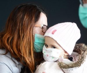02.04.2019., Zagreb - Mila Roncevic u pratnji roditelja Sanje i Marina Roncevica odlazi iz Medjunarodne Zracne luke dr. Franjo Tudjman u SAD gdje ce ju u Philadelphiji docekati medicinski tim bolnice Children's Hospital of Philadelphia. Photo: Marko Prpic/PIXSELL
