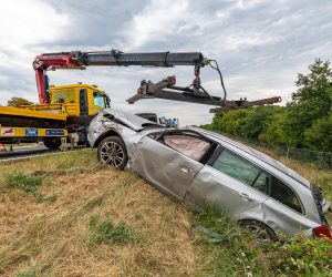 02.08.2020.., Vodnjan - 
Prometna nesreca s jednom poginulom osobom na ipslilonu u blizini odmorista Bale u smjeru Pule . 
Photo: Srecko Niketic/PIXSE.LL