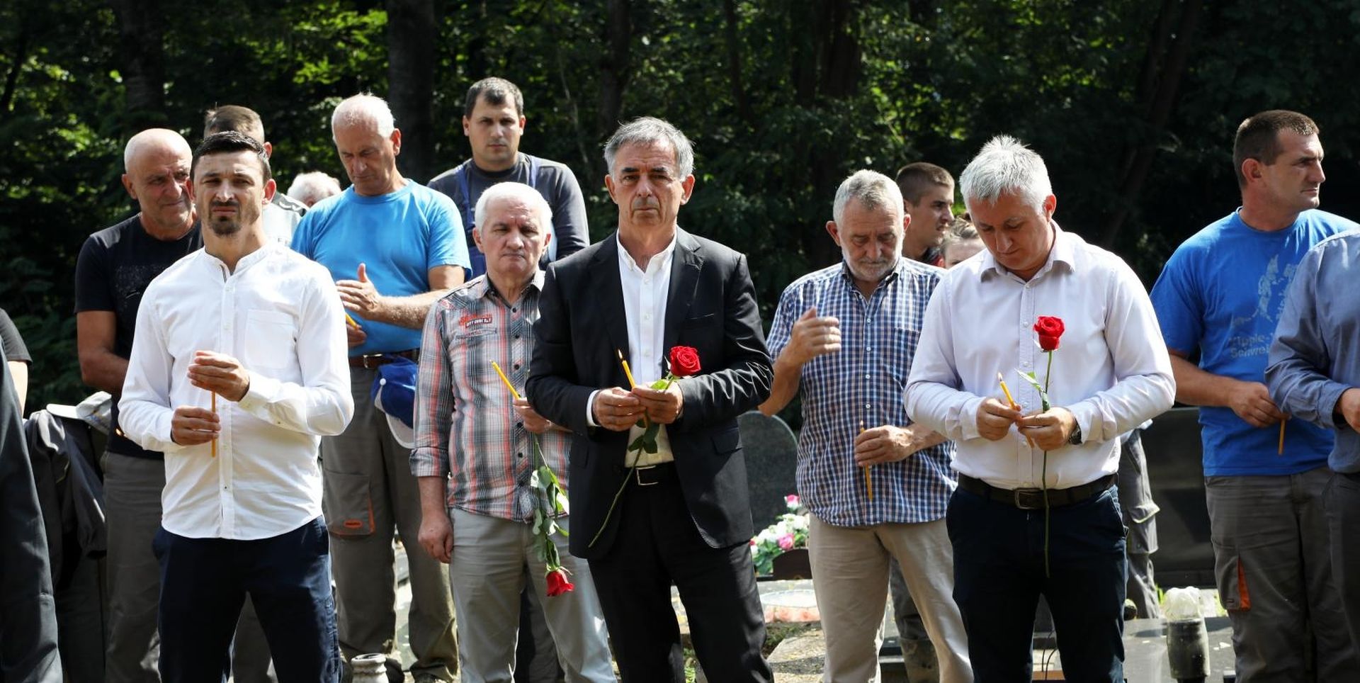 03.08.2020., Dvor na Uni - Obiljezavanje stradanja Srba tijekom vojno-redarstvene operacije Oluja u Dvoru na Uni, u organizaciji Srpskog narodnog vijeca. Obiljezavanju prisustvovao Milorad Pupovac. Photo: Edina Zuko/PIXSELL