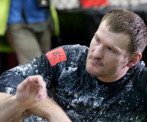 03.11.2016., Zagreb - Stipe Miocic na treningu s Mirkom Filipovicem u Mirkovoj dvorani na Borcecu. 
Photo: Igor Kralj/PIXSELL
