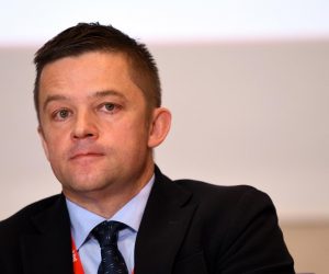 04.03.2019., Zagreb - U hotelu Esplanade odrzana je konferencija "Hrvatska kakvu trebamo - dvije godine poslije" u organizaciji Vecernjeg lista. Panel "Novi imidz i medjunarodno pozicioniranje RH".  Tvrtko Jakovina. 
Photo: Josip Regovic/PIXSELL