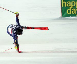 05.01.2020., Zagreb, Sljeme - Druga voznja muskog slaloma Audi FIS Svjetskog skijaskog kupa Snow Queen Trophy. MAURBERGER Simon Photo: Luka Stanzl/PIXSELL