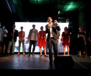 05.07.2020., Zagreb - Cekanje izbornih rezultata u izbornom stozeru politicke platforme Mozemo u MSU-u. Tomislav Tomasevic.
Photo: Boris Scitar/Vecernji list/PIXSELL