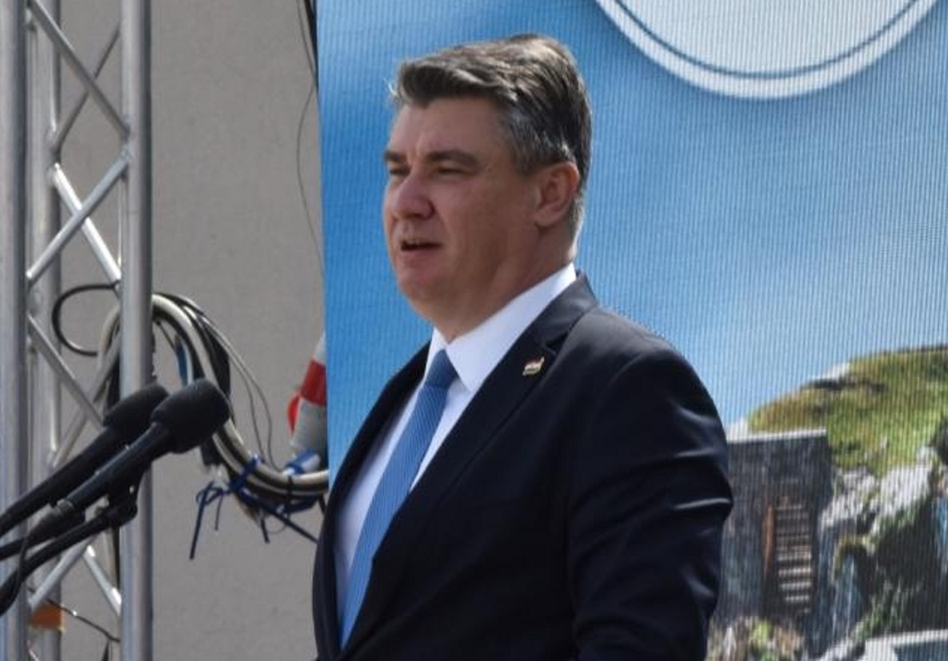 05.08.2020., Knin - Svecani program i dolazak drzavnih duznosnika povodom Dana pobjede i domovinske zahvalnosti te Dana hrvatskih branitelja Photo: Hrvoje Jelavic/PIXSELL