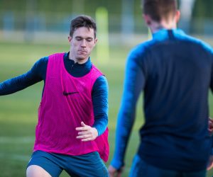 Osijek: NK Osijek odradio trening na pomoćnom igralištu stadiona Gradski vrt 06.03.2019., Osijek - Trening prve ekipe NK Osijeka na pomocnom igralistu stadiona Gradski vrt. Photo: Davor Javorovic/PIXSELL