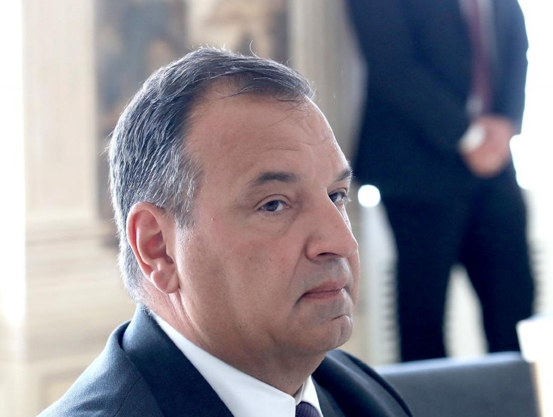 06.07.2020., Zagreb - Clanovi Vlade RH sastali su se u Banskim dvorima s clanovima Stozera za sprijecavanje sirenja koronavirusa. Ministar zdravstva Vili Beros Photo: Patrik Macek/PIXSELL