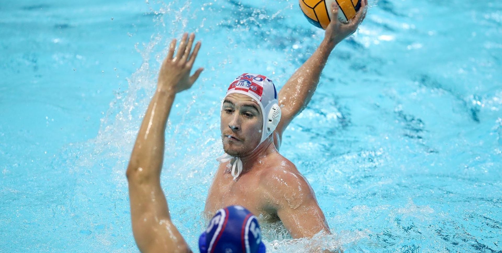 07.01.2020.,  Zagreb, Plivaliste Mladost - Sluzbena prijateljska vaterpolo utakmica: Hrvatska - Rusija. Ante Vukicevic.
Photo: Igor Kralj/PIXSELL