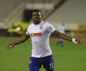 08.02.2020., Gradski stadion Poljud, Split - 21. kolo Hrvatski Telekom Prve HNL, HNK Hajduk - NK Lokomotiva. Eduok Samuel Emem
Photo: Ivo Cagalj/PIXSELL