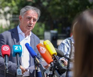 08.08.2020.,  Zagreb - Zastupnik u Hrvatskom saboru i predsjednik SDSS-a Milorad Pupovac obratio se javnosti na konferenciji za medije. Photo: Borna Filic/PIXSELL